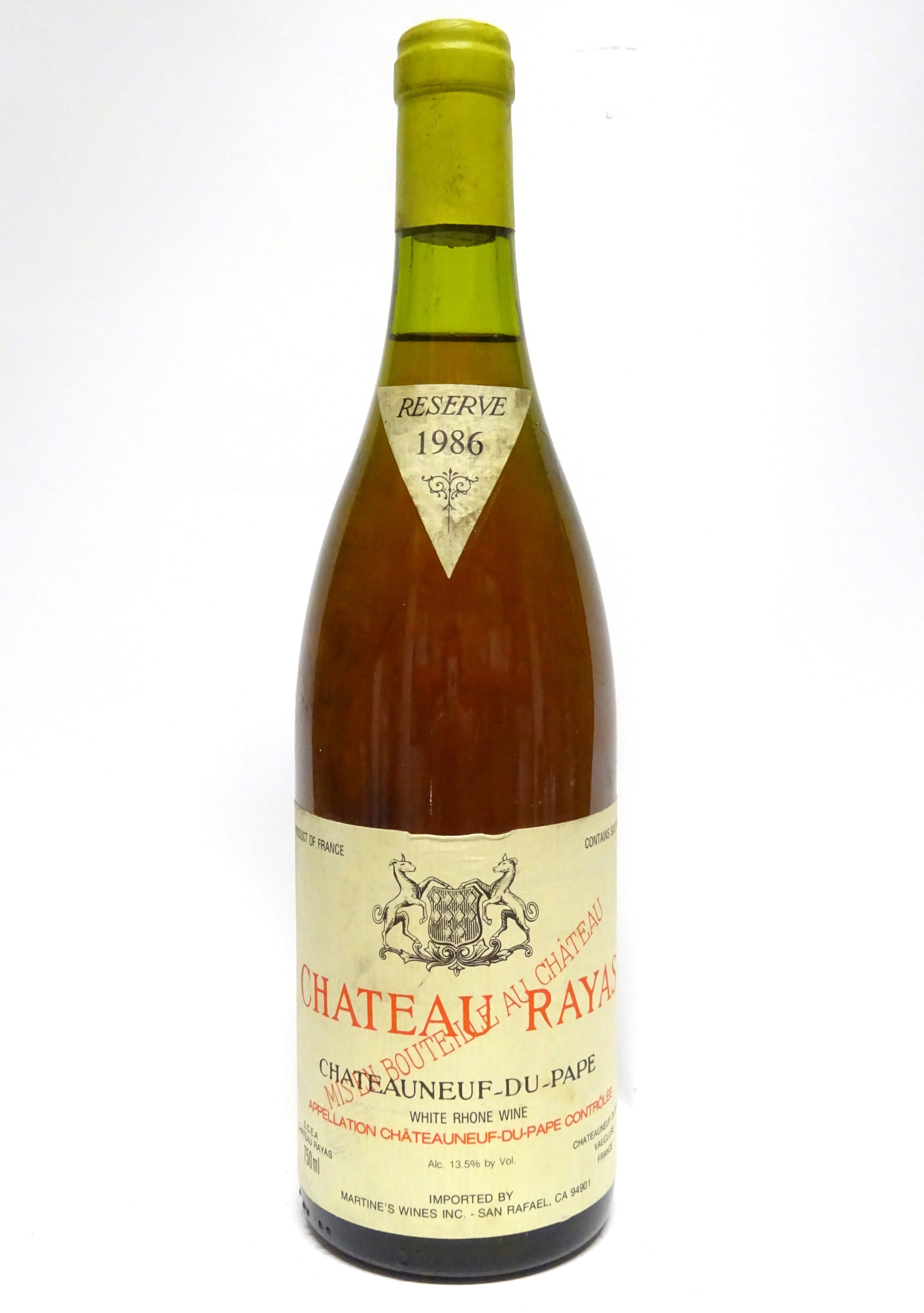 Rayas 1986 Chateauneuf-du-Pape Blanc Reserve