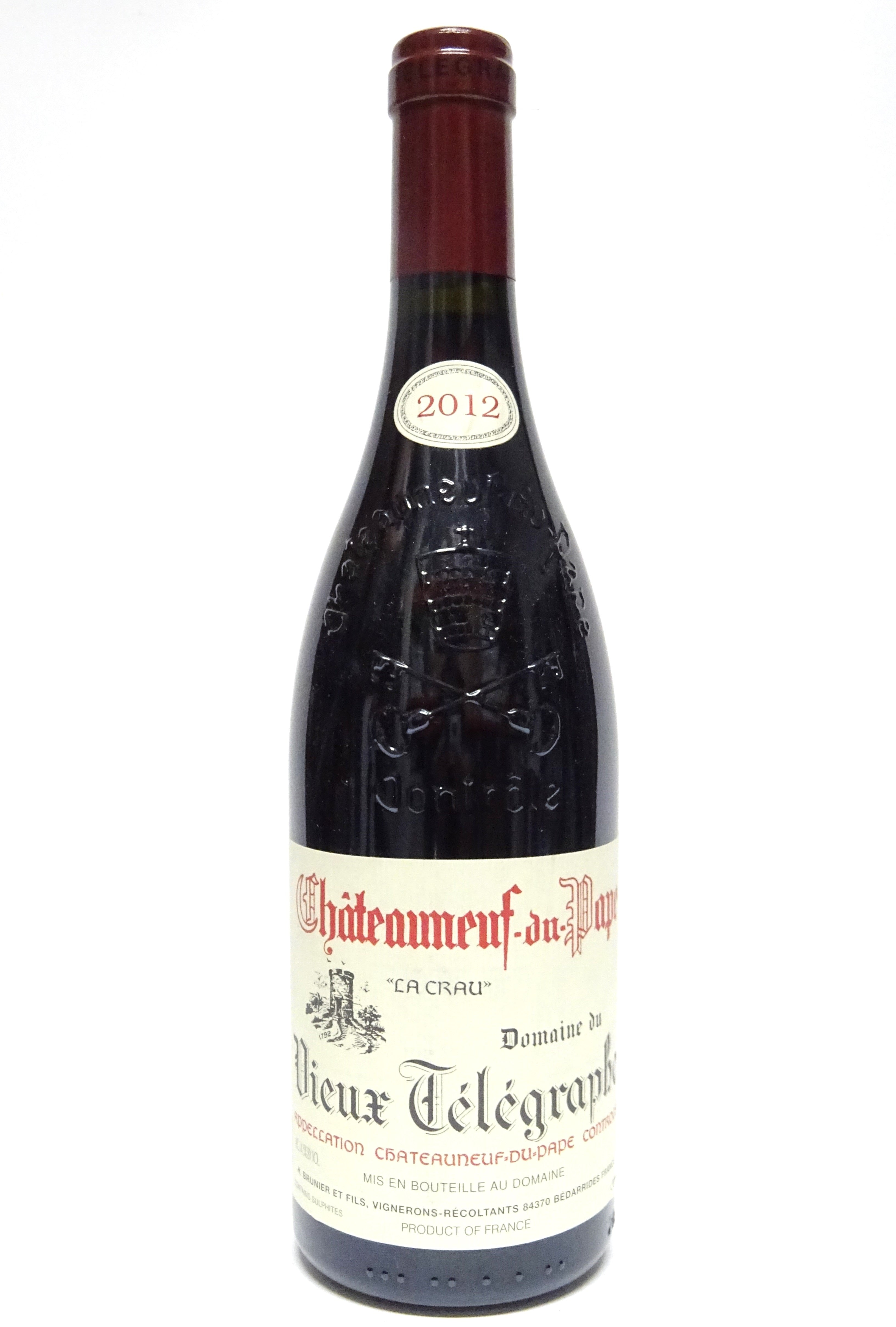 Vieux Telegraphe 2012 Chateauneuf du Pape La Crau