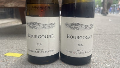 Everyone's Favorite Bourgogne Blanc and Rouge from Henri & Gilles Buisson