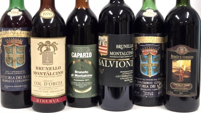 Private Collection: Brunello di Montalcino, including a large selection of the excellent Fattoria dei Barbi, and Salvioni.