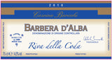 Baricchi, Cascina 2021 Barbera d'Alba Riva della Coda