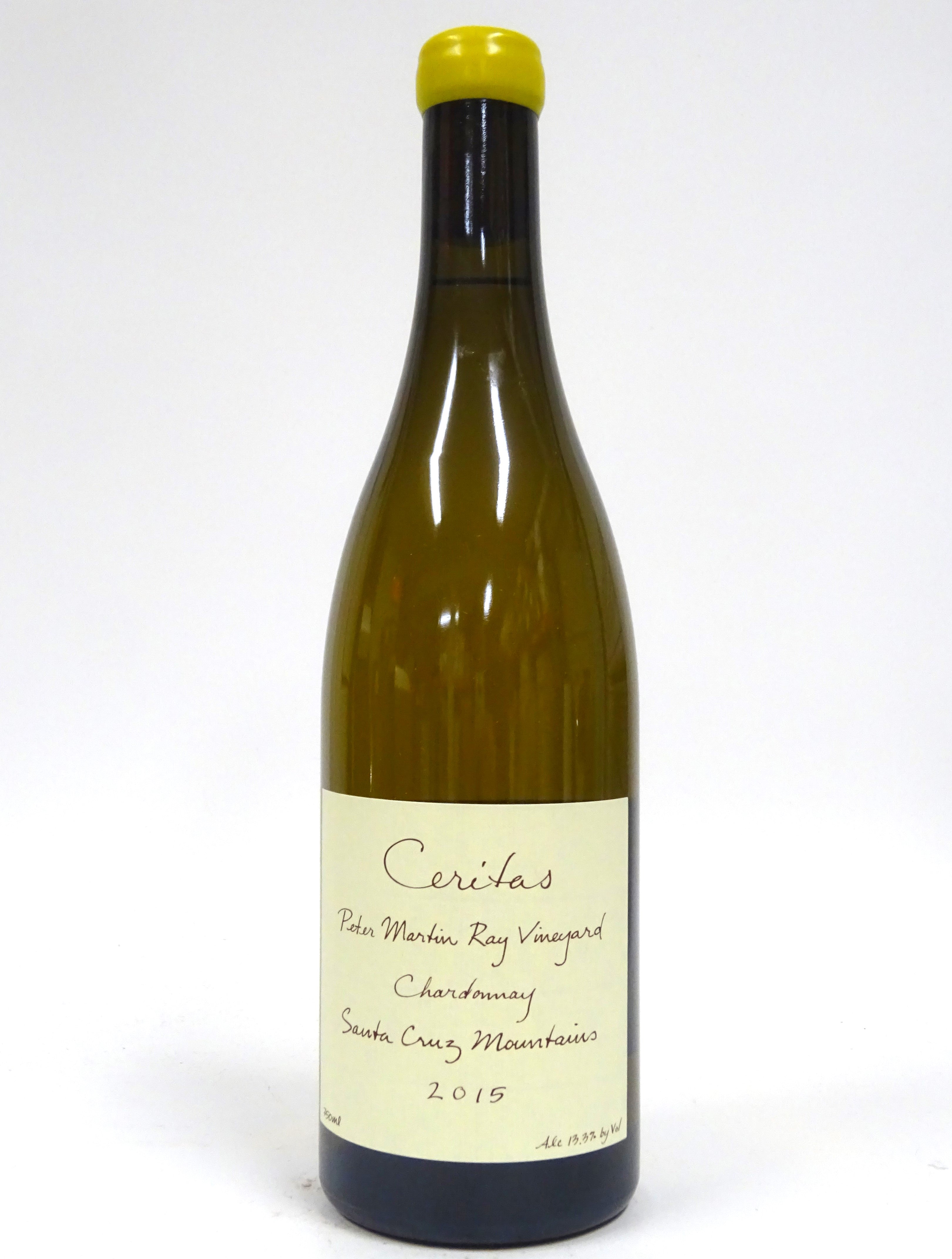 Ceritas 2015 Santa Cruz Mountains Chardonnay Peter Martin Ray Vineyard ...