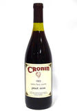 Cronin 1989 Santa Clara County Pinot Noir