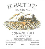 Huet 2015 Vouvray Le Haut Lieu Demi-Sec Franc de Pied