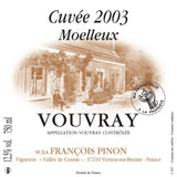 Pinon 2003 Vouvray Moelleux 1er Trie 750 ml