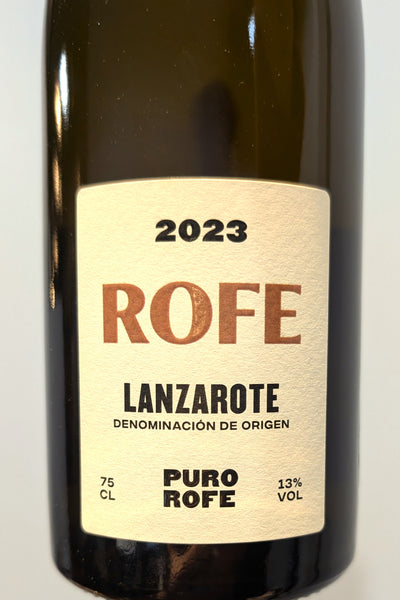 Puro Rofe 2023 Lanzarote Blanco 'Rofe' – Chambers Street Wines