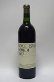 Ridge 2009 Santa Cruz Mtns Merlot Estate