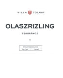 Villa Tolnay 2022 Olaszrizling
