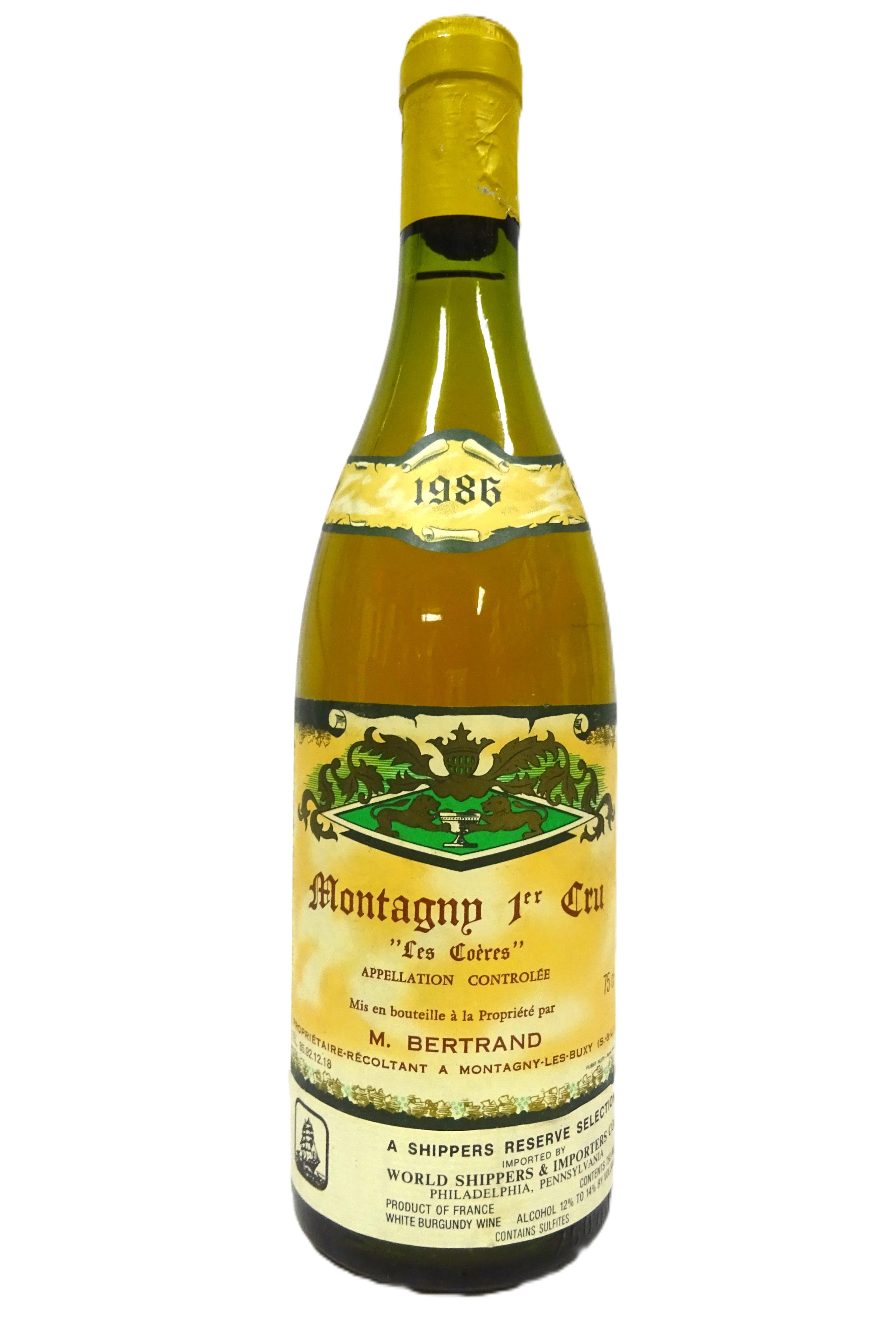 Bertrand M 1986 Montagny 1er Cru Les Coeres
